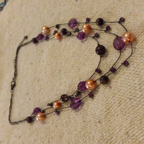 Cheerful Pink & Purple necklace - Picture 8 of 8